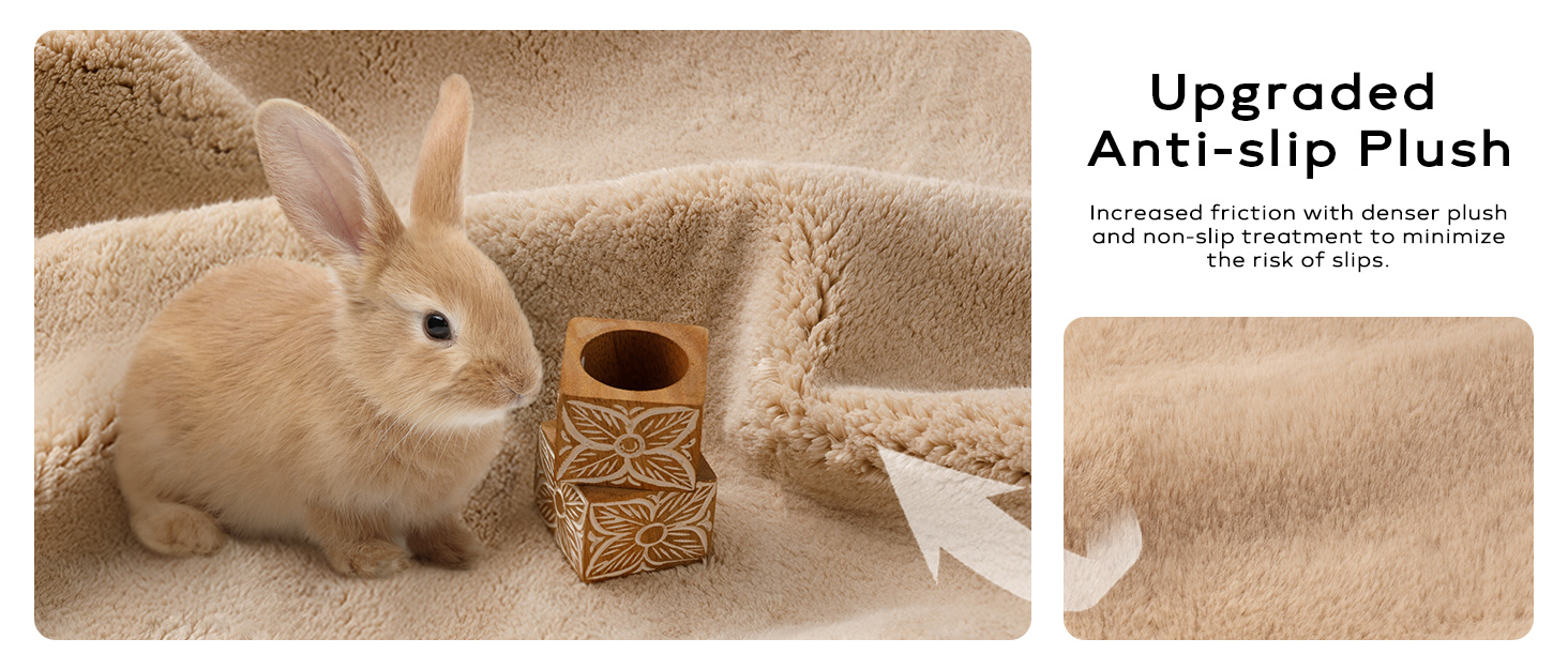 non-slip thick fluffy