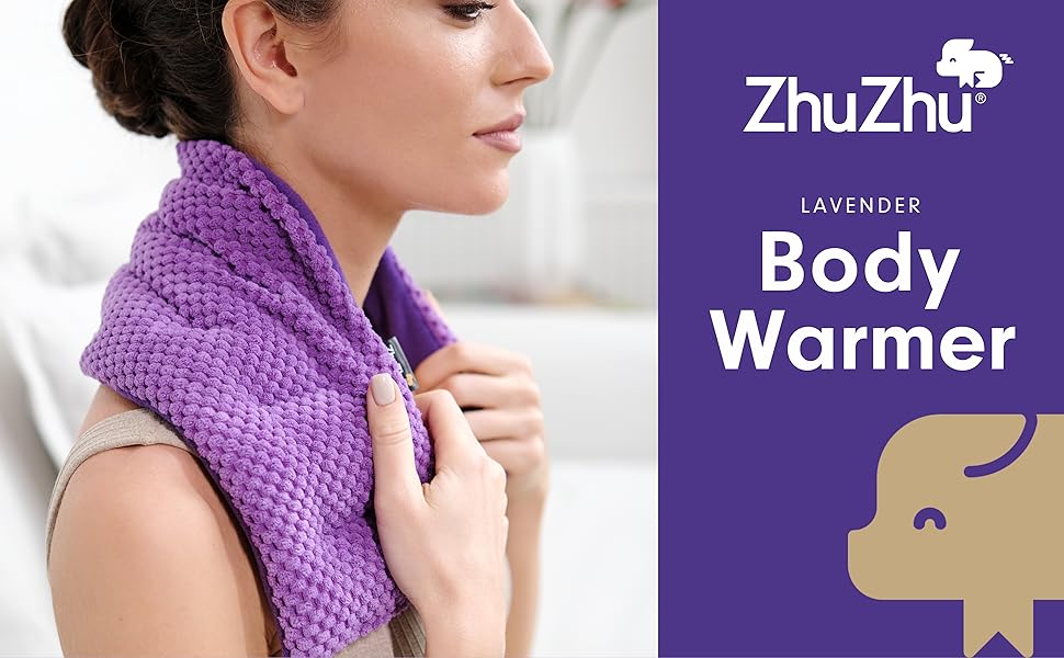 Zhu Zhu Lavender Body Warmer Microwavable Wheat Bag
