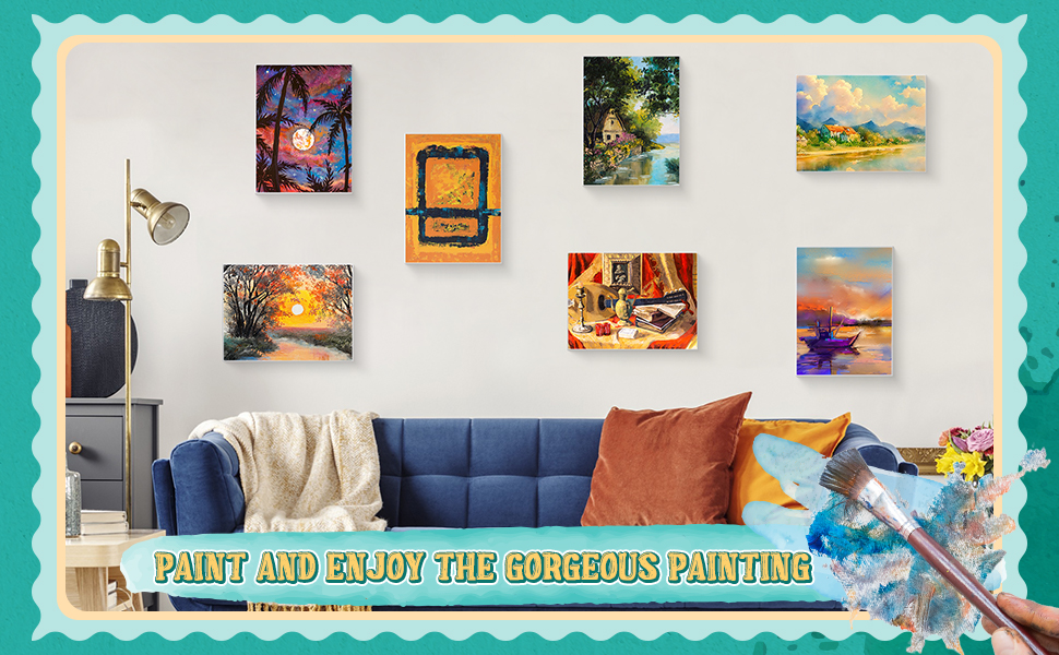 Stretched Canvas for Painting 10 oz Triple Primed