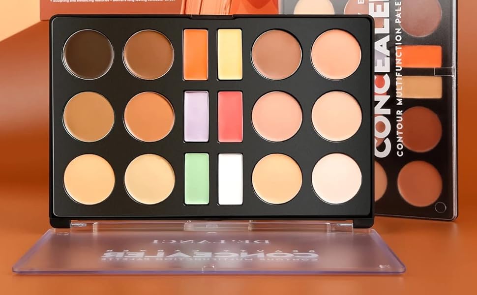 COSLUXE Beauty Carver #Delanci Concealer Contour Multifunction Palette, 37.6g