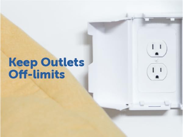 Joolbaby Outlet Cover Box placed over outlet