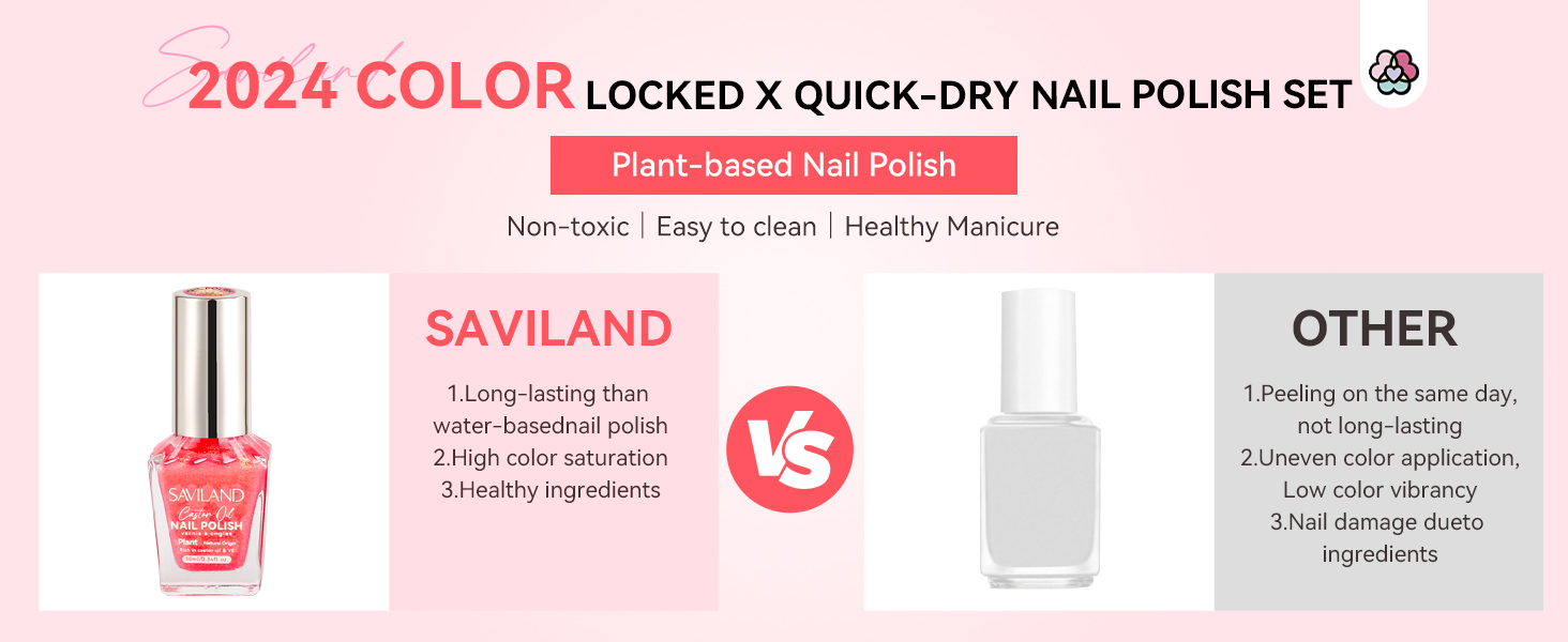 regular nail polish