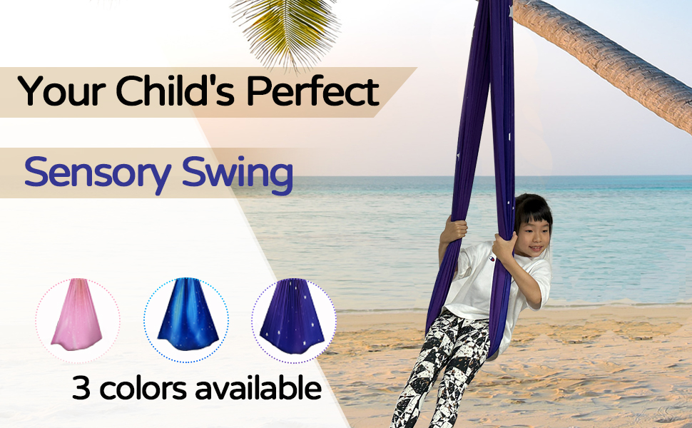 sensory swing purple