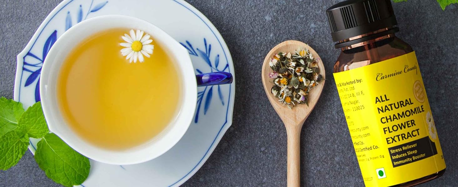 Carmine County All Natural Chamomile Flower Extract for Tea/Baking