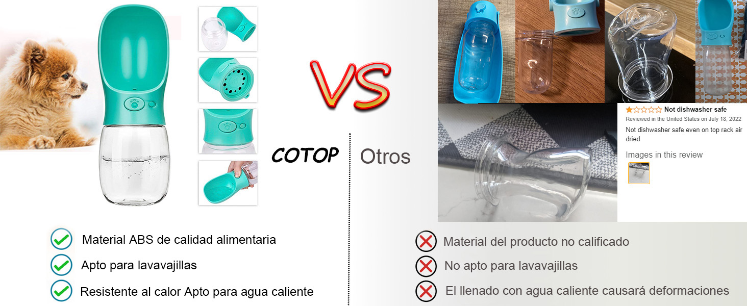 Dog Water Bottle, 350/550 ml Travel Bottle for Walking for Dogs, Puppy Drink Dispenser Portable Cup for Drinking for Pets Outdoor, Gift for Dogs 15 pet bottle