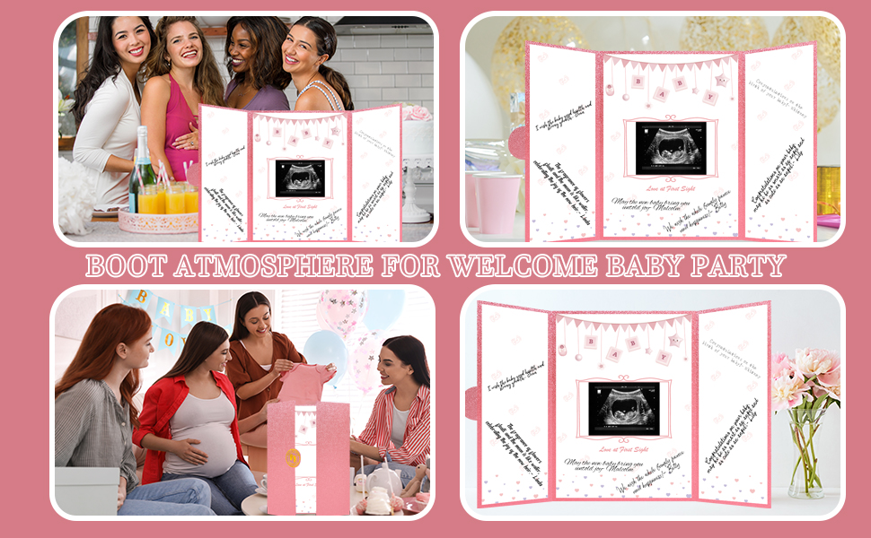 Crenics Baby Shower Guest Book Alternatives for Girls