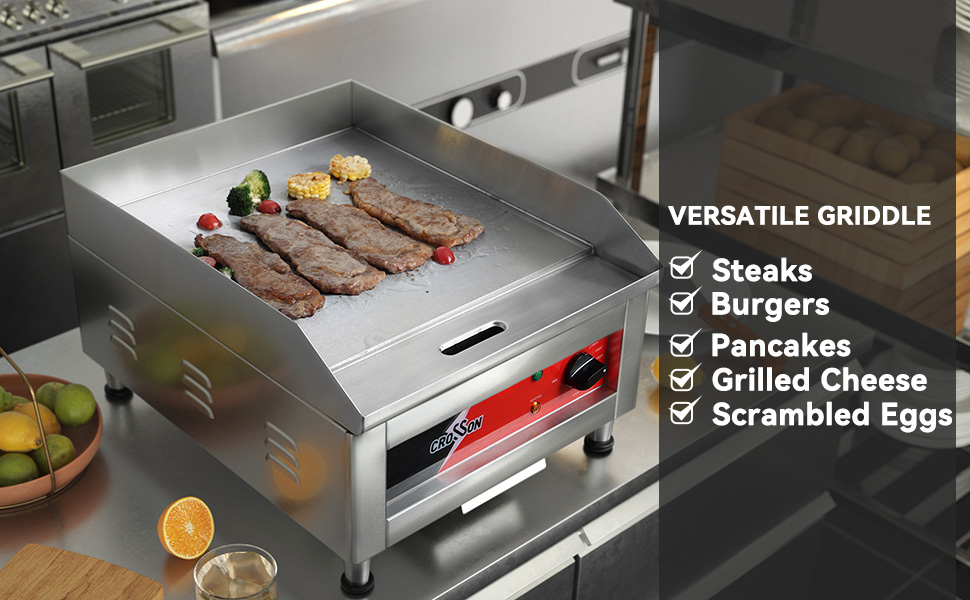 commerical elctric countertop griddles