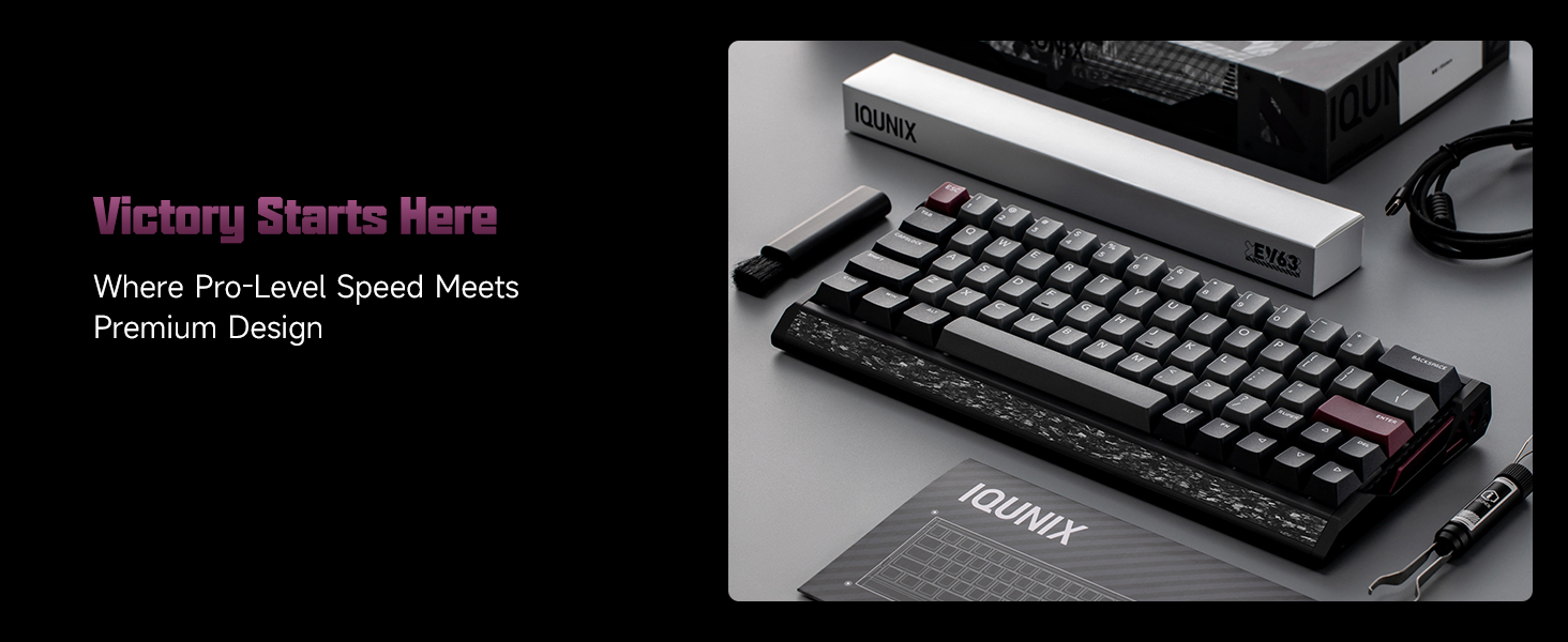 EV63 hall effect magnetic keyboard for gaming victory starts here