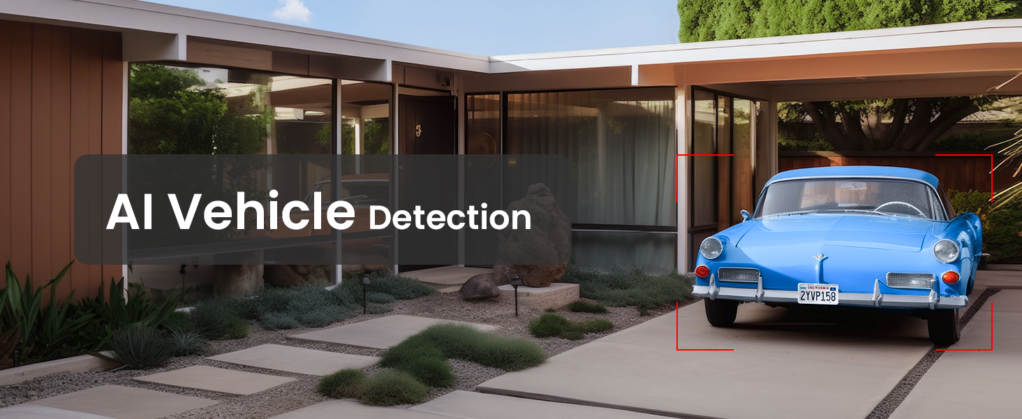 Little elf Outdoor Security Camera, 4MP Camera Surveillance Exterieur