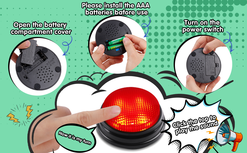 light up sound buzzers