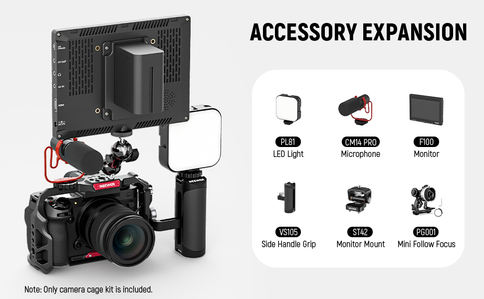 NEEWER XH2/XH2S Camera Cage Compatible with FUJIFILM X