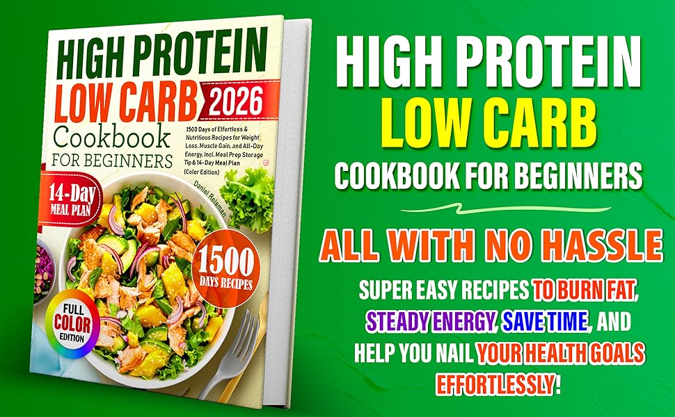 high protein low carb cookbook for beginners
