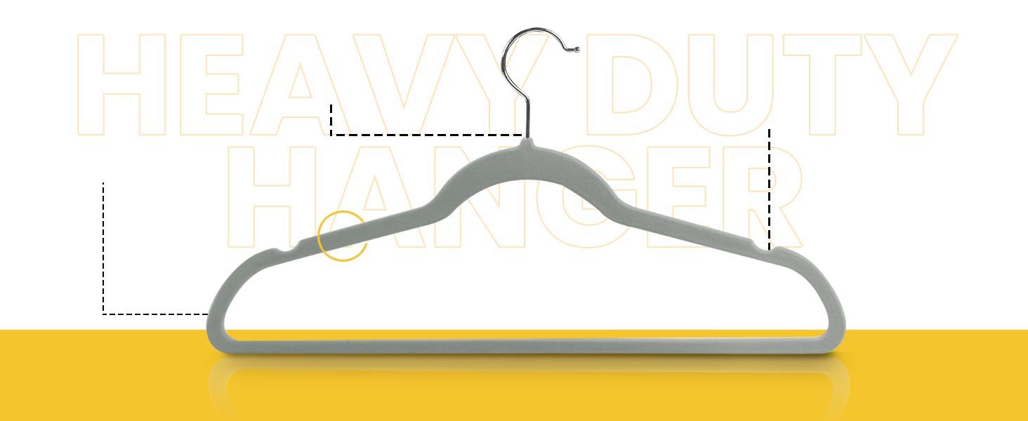 Utopia Home Pack of 50 Premium Non Slip Velvet Hangers 360degree