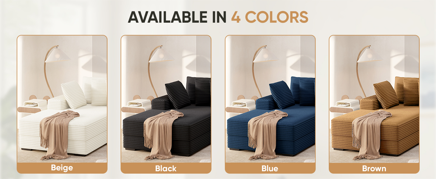 Luxanimarion 111‘’ Cloud Sectional Couch