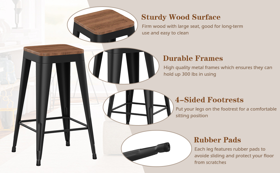 bar stools set of4