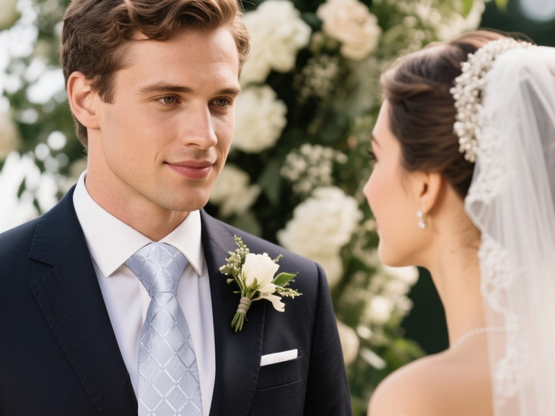 white ties for men