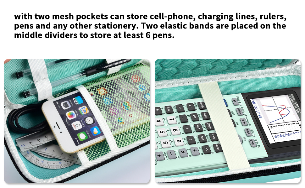 Graphing Calculators Case Compatible with Texas Instruments