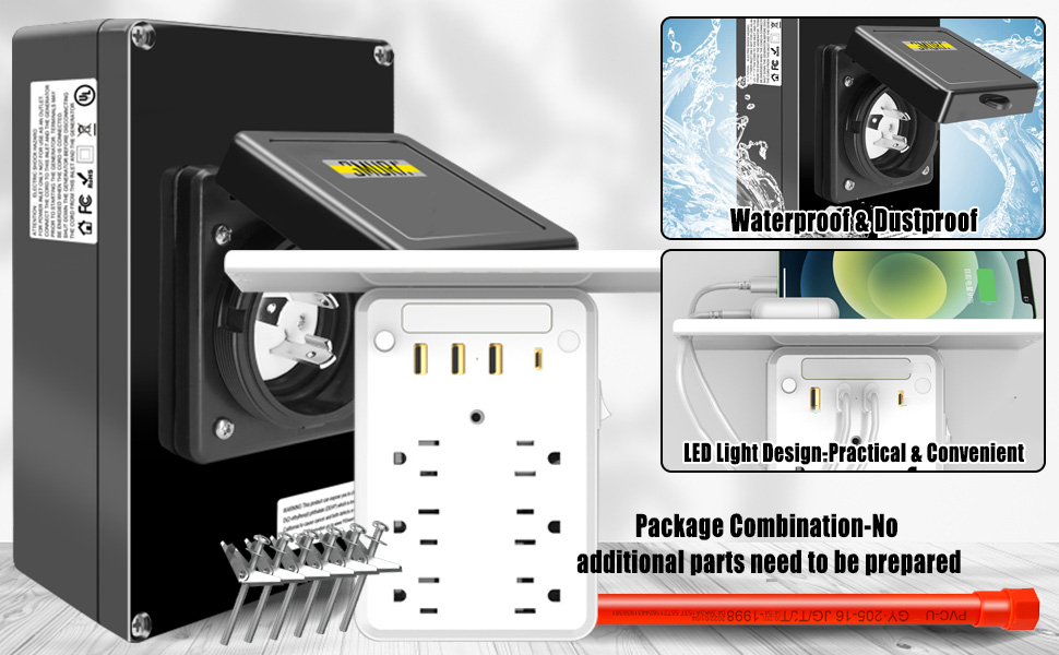 7500W Waterproof Portable Generator ThroughTheWall PWR