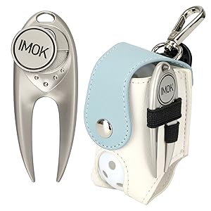 【10個セット】【新品】IMOK ゴルフボールケース フォーク マーカー 紺色 Amazon.co.jp: IMOK ゴルフボールケース メンズ レディース