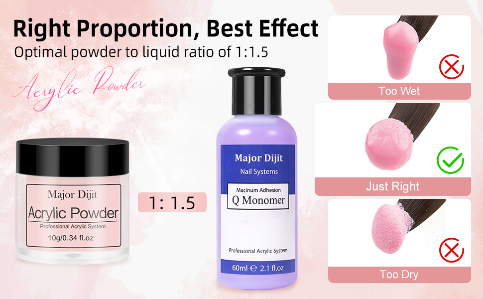 nails kit acrylic set