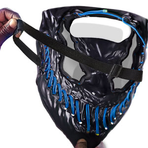one size halloween light up mask