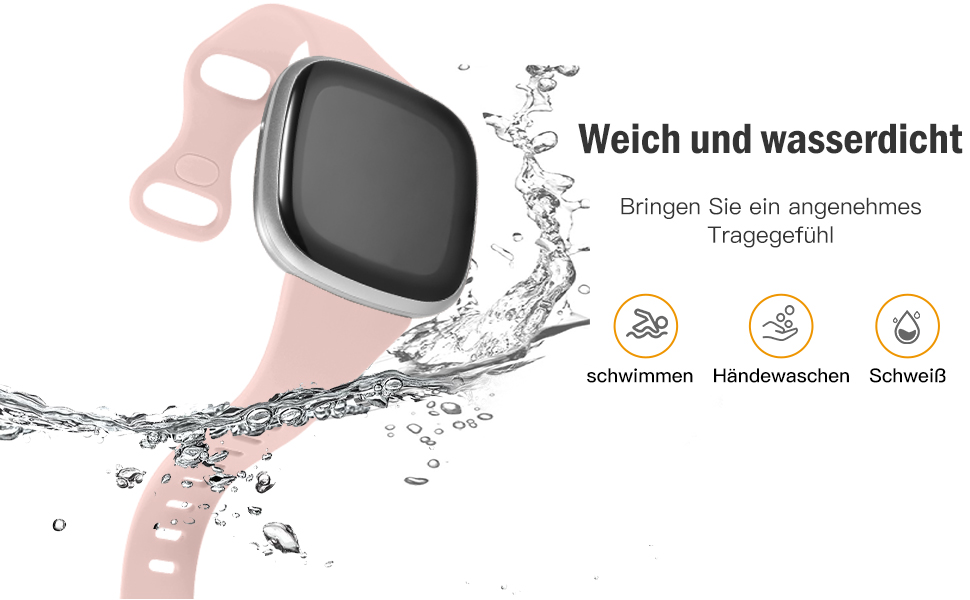 Oielai 4 Stück Kompatibel mit Fitbit Versa 4 Armband/Fitbit Versa 3