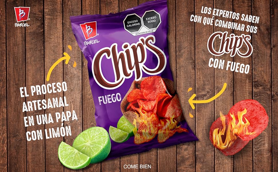 Chip's Fuego 240g Alimentos y Bebidas