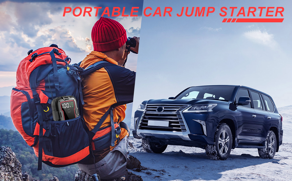 BSMOOM Jump Starter Battery Jumper Starter Portable 3000A