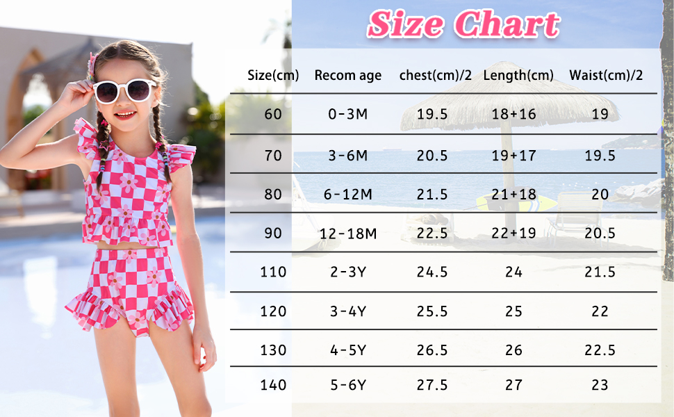 Baby Girls Swimsuit Bikini