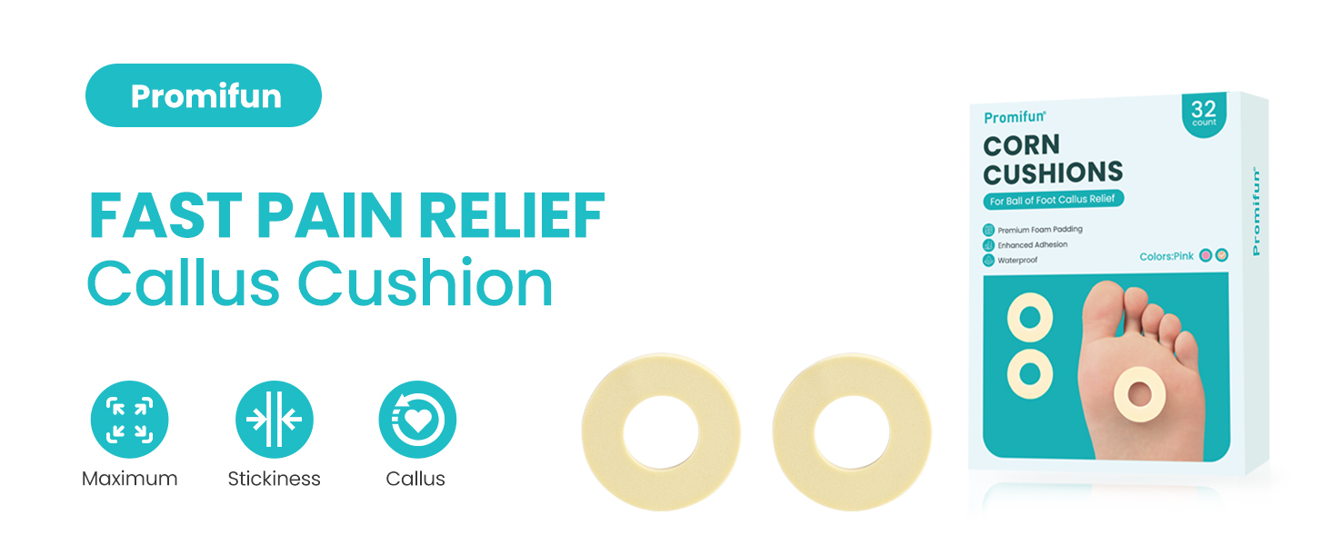 corn pads toes feet callous callus cushions for bottom of foot relive pain pressure blister foam