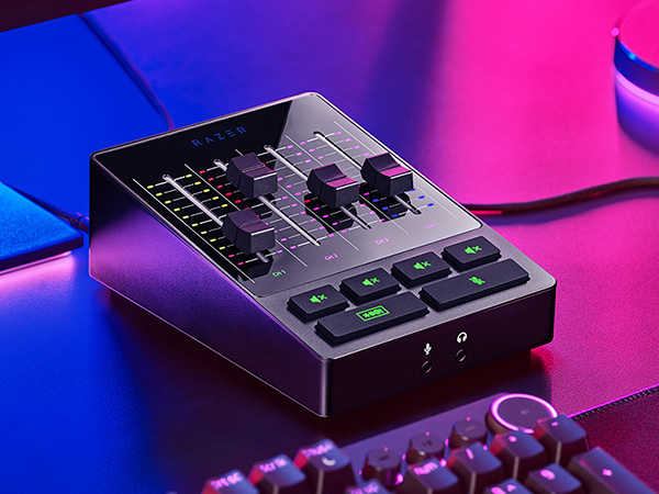 51⬜︎RAZER AUDIO MIXER RI0912-2 Razer Audio Mixer: All-in-One Streaming/Broadcasting Solution