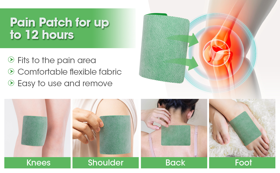 MYMULIKE 24 Count Heat Patches for FastActing Patches Long