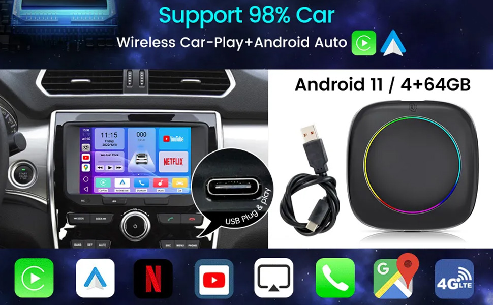 スマートコネクト3 AppleCarplay androidauto アダプター S1962807accaf4f8fbd9696660553e