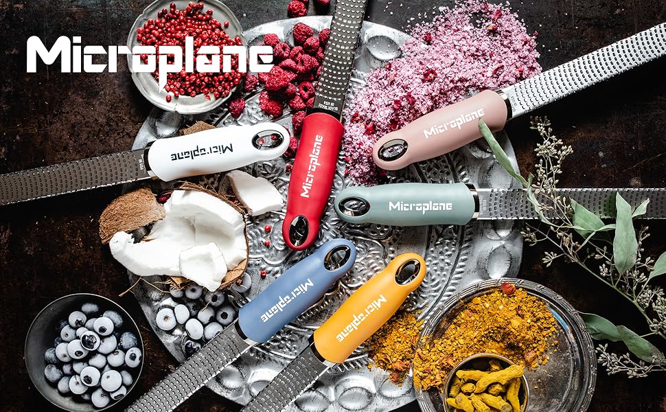 Amazon.de Microplane Zester Küchenreibe in Schwarz für Zitrusfrüchte