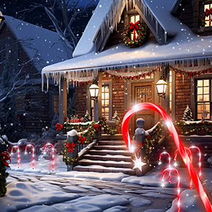 candy cane lights