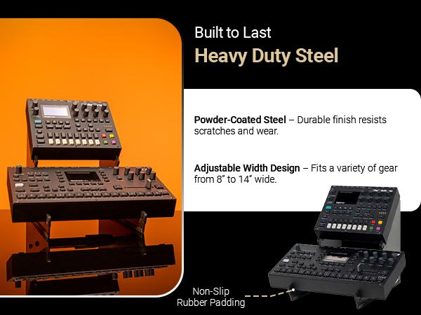 Amazon.com: Headliner 2-Tier Desktop Synth Stand (HL22052