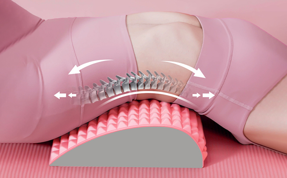 Bysku Refresh Neck & Back Stretcher Pillow, Back Cracker for Lower Back Pain