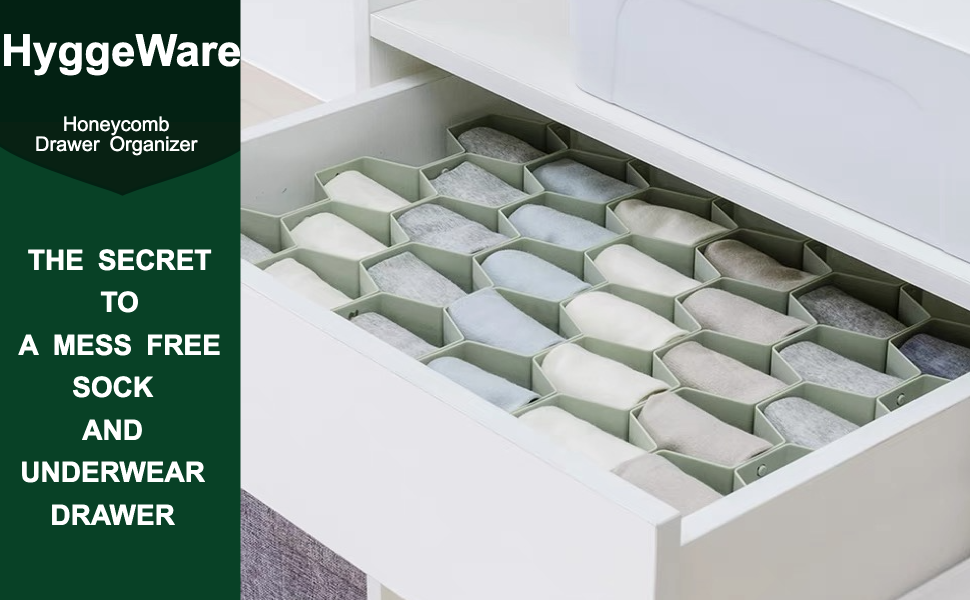 HyggeWare Drawer Organizer Divider, 32 PCS,4 SET