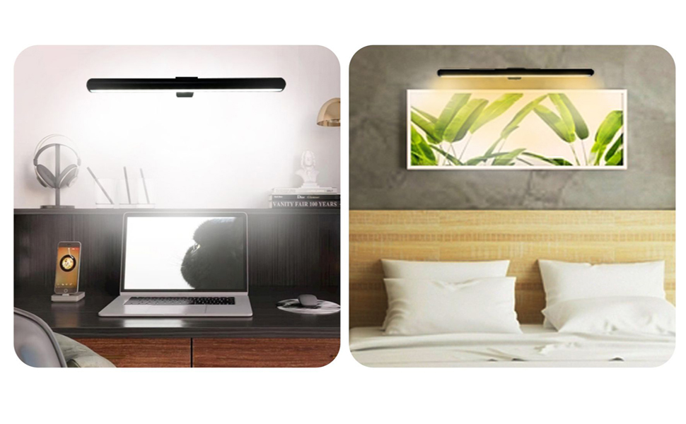cordless picture light rechargeable painting light wall lamp