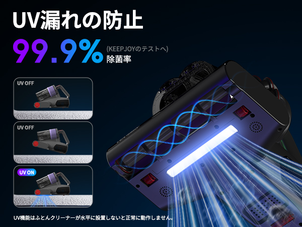 Amazon | KEEPJOY 布団クリーナー ふとん掃除機 マットレス
