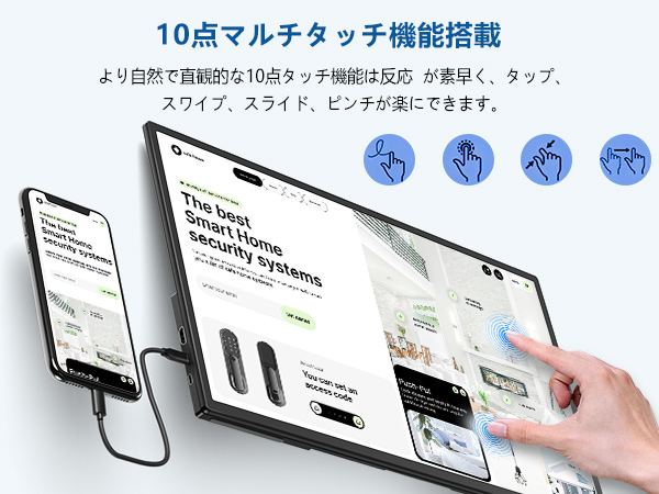 eviciv ポータブルモニター ホワイト 未使用 Amazon.co.jp: EVICIV モバイルモニター 15.6インチ 1920*1080