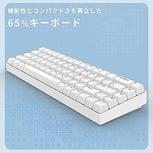 SK24M65 65%ホワイトキーボード RGBバックライト SK24M65 65%ホワイトキーボード RGBバックライト - メルカリ