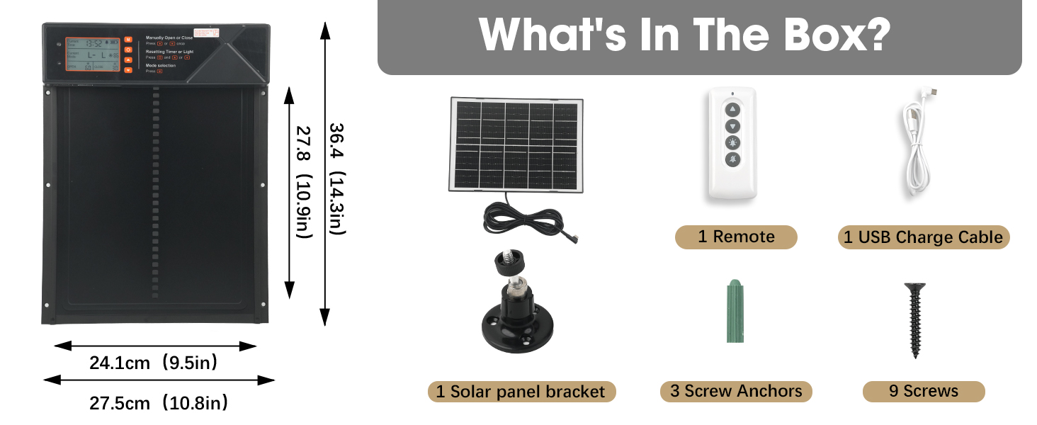 automatic chicken coop door opener