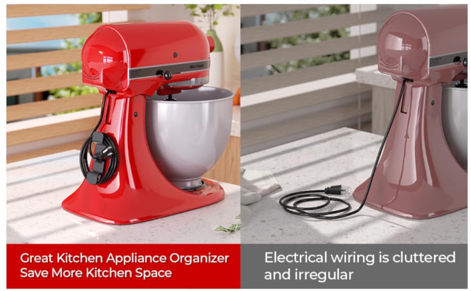 4 Pack Cord Organizer for Appliances Universal Cord Holder Tidy Wrap