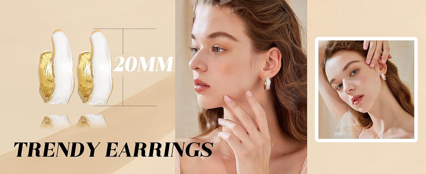 gold hoop earrings for women