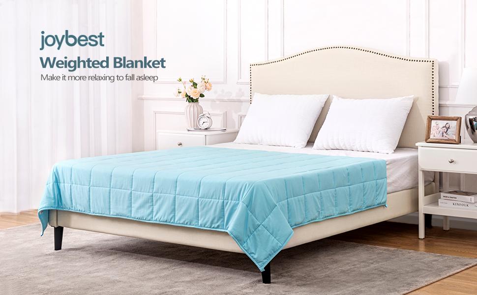 joybest Weighted Blanket 25 Lbs 80x87 Inches, OekoTex