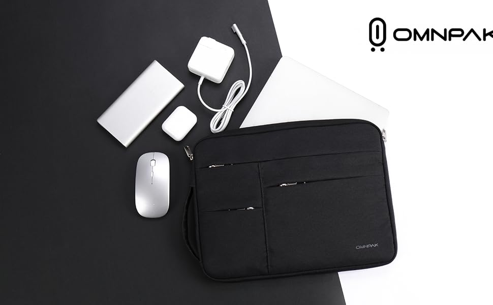 Omnpak 12.3 Inch Laptop Sleeve for Surface Pro 9/8/7+/7/6/X, iPad Pro