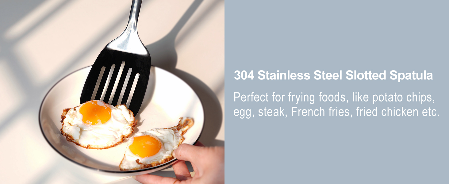 stainless steel spatula