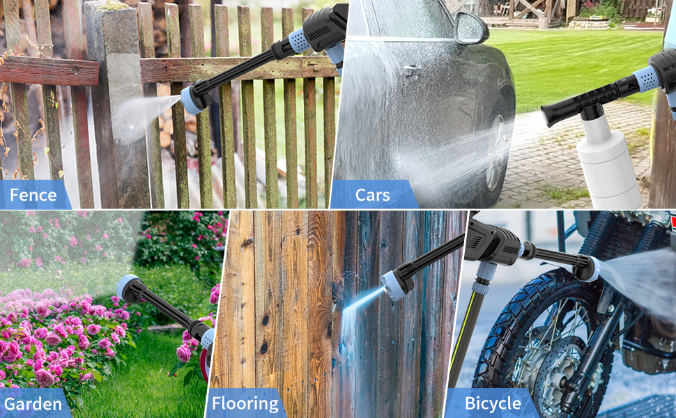 MAXIPACT Brushless Cordless Pressure Washer, 1100PSI