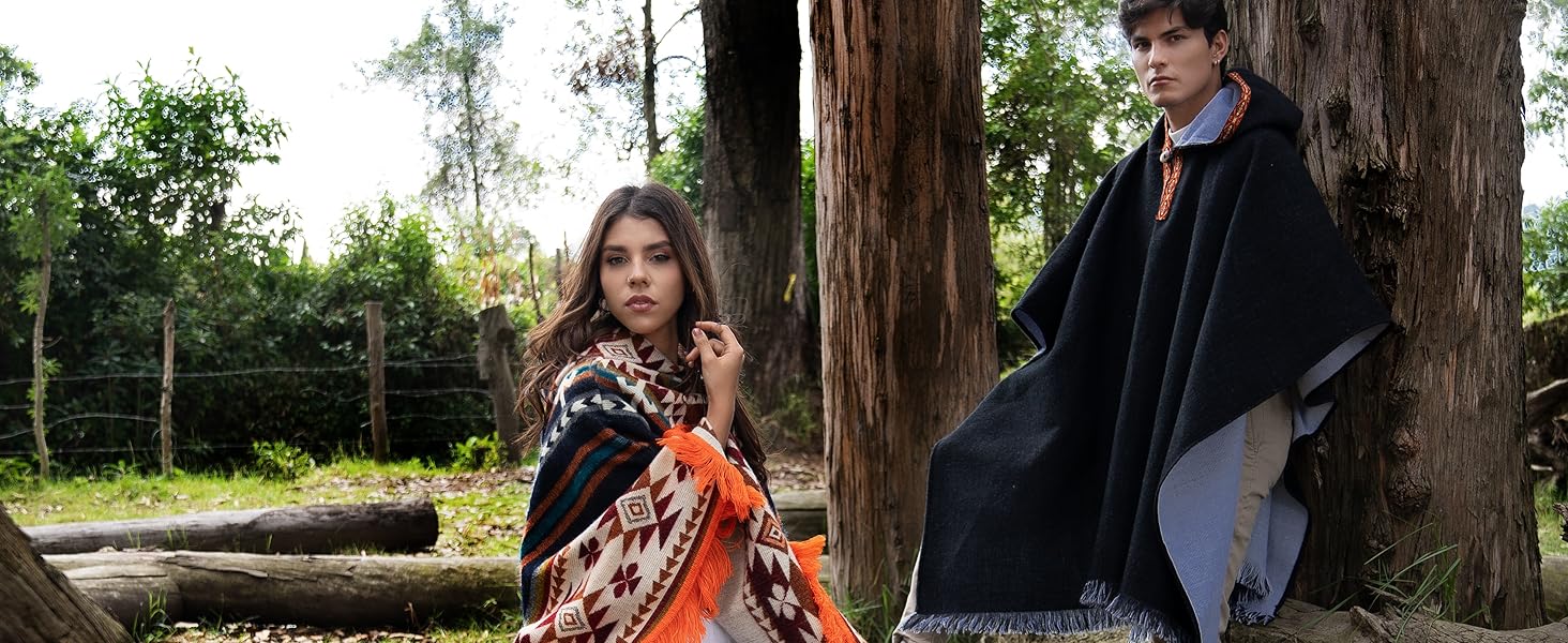 Unique Ecuadorian Alpaca Wool Poncho